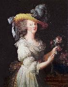 Elisabeth Louise Viegg-Le Brun Portrait of Marie Antoinette, china oil painting artist